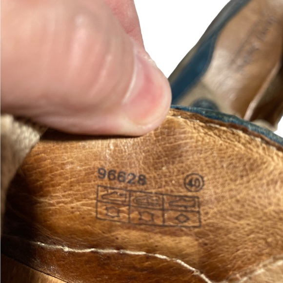 Joseph Seibel 96628 blue leather loafers size 10 - Picture 6 of 9